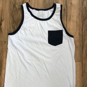 White tank top